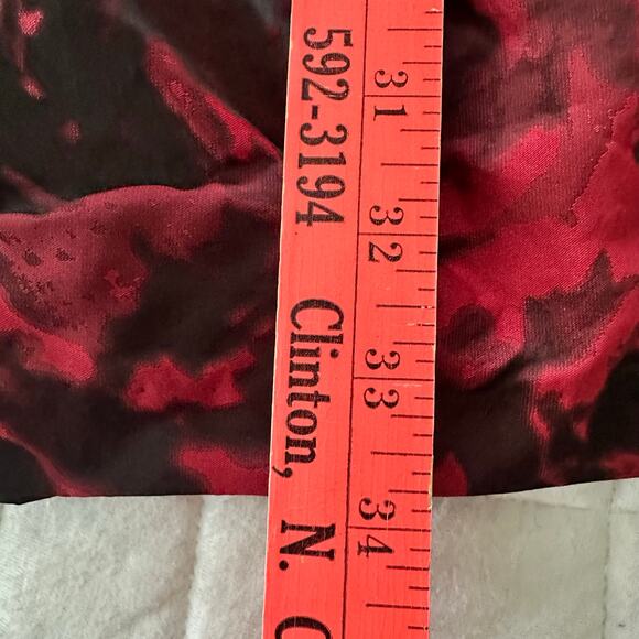 Betsey Johnson Dress Womens 8 Red Black Taffeta Cocktail Evening Holiday - Picture 9 of 9